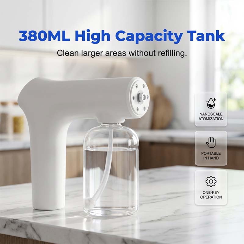 🎉 2026 Sale — Over 28,200 Sold!💧 Cordless Nano Atomizer – Touchless Disinfecting, Blue Light