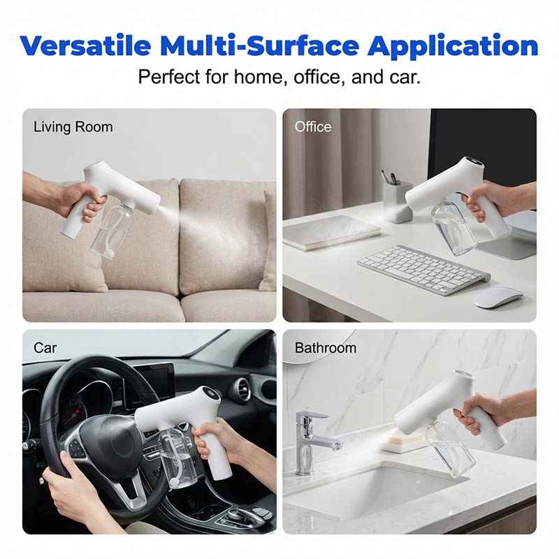 🎉 2026 Sale — Over 28,200 Sold!💧 Cordless Nano Atomizer – Touchless Disinfecting, Blue Light