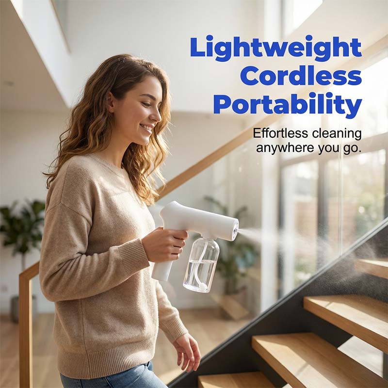 🎉 2026 Sale — Over 28,200 Sold!💧 Cordless Nano Atomizer – Touchless Disinfecting, Blue Light