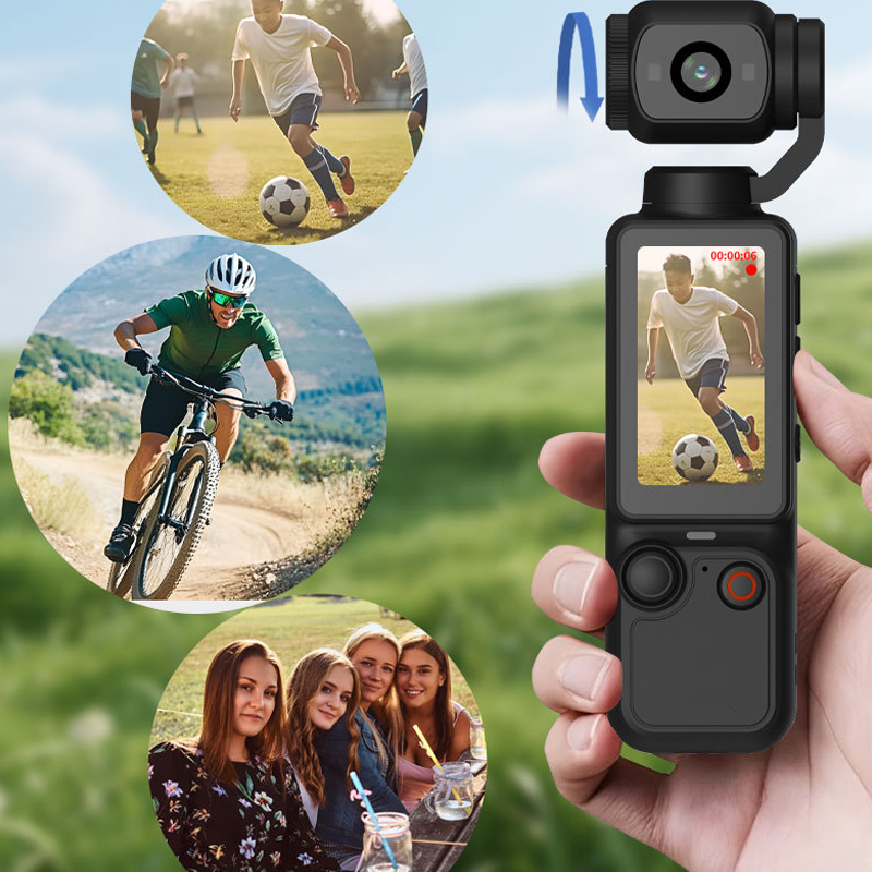 📸✨【Limited Edition – 50% OFF】Pocket Gimbal Camera with 1.9" Screen