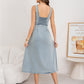 📢📢50% OFF !! ⏰Women's Button-Front Denim Dress