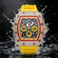 ⌚ LIMITED-TIME 50% OFF! ✨ Luxury Men's Tonneau-Shaped Watch – Rhinestone, Sleek, Bold 🪩