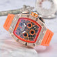 ⌚ LIMITED-TIME 50% OFF! ✨ Luxury Men's Tonneau-Shaped Watch – Rhinestone, Sleek, Bold 🪩