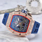 ⌚ LIMITED-TIME 50% OFF! ✨ Luxury Men's Tonneau-Shaped Watch – Rhinestone, Sleek, Bold 🪩