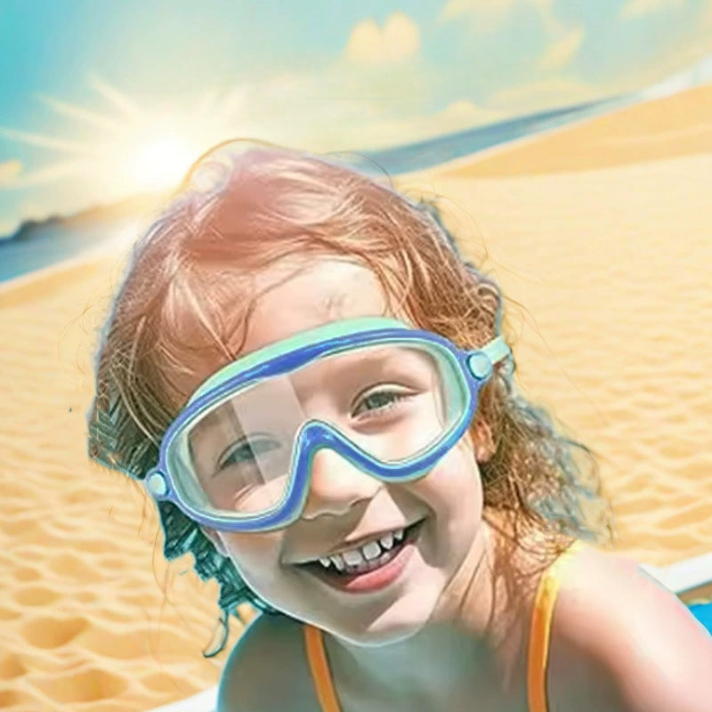 🥳2026 HOT SALE🥳 50% OFF! 🔥🏆#1 Bestselling🏊‍♀️HD children's large frame waterproof and anti-fog swimming goggles