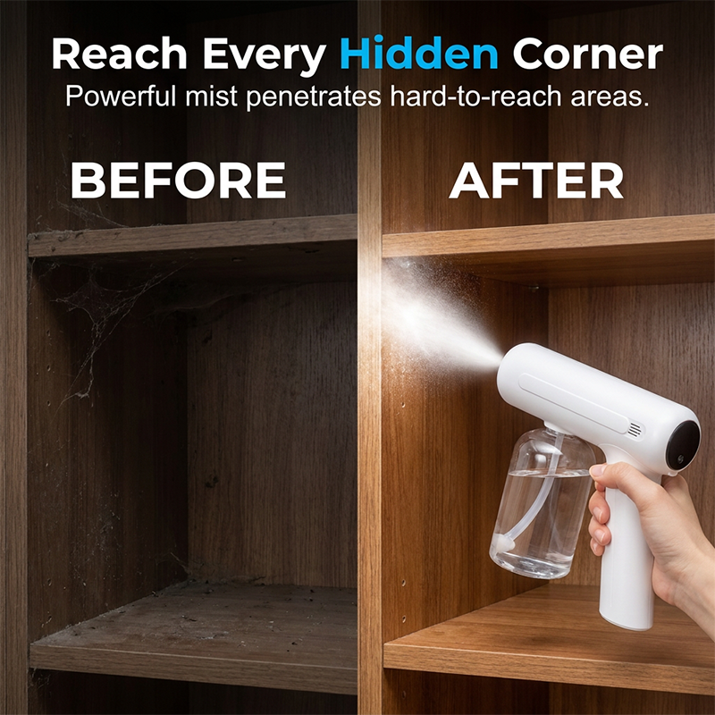 🔋💨 Rechargeable Nano-Mist Disinfectant Sprayer – Kills Germs and Eliminates Odors – Pay on Delivery 🧴✅