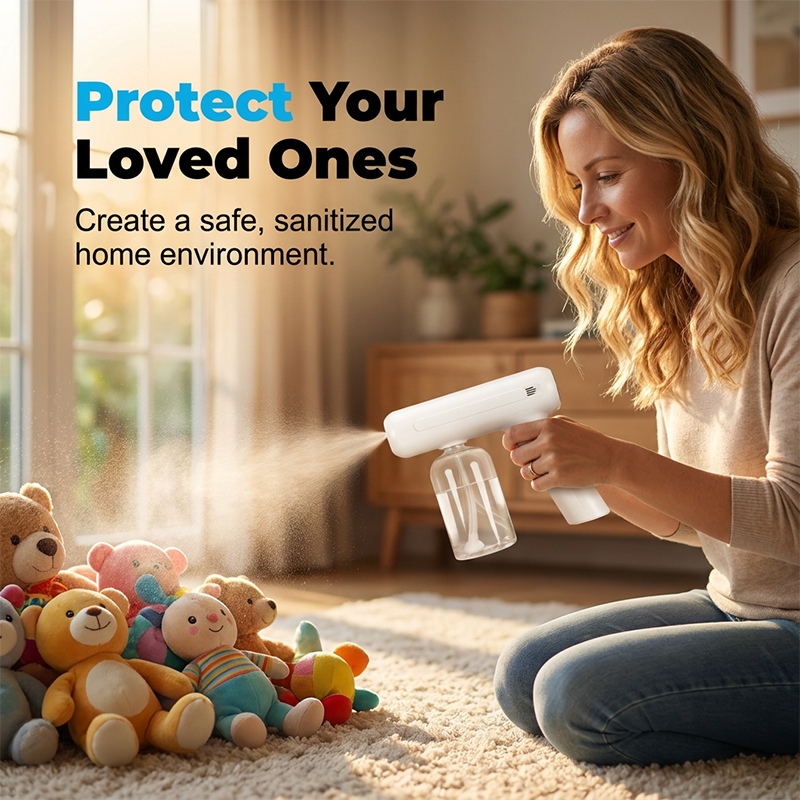 🔋💨 Rechargeable Nano-Mist Disinfectant Sprayer – Kills Germs and Eliminates Odors – Pay on Delivery 🧴✅