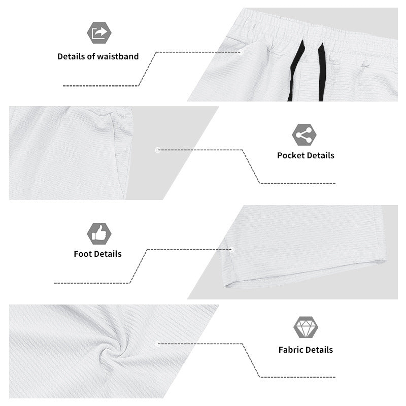 Men’s Solid Color Short Sleeve Crewneck Outfit