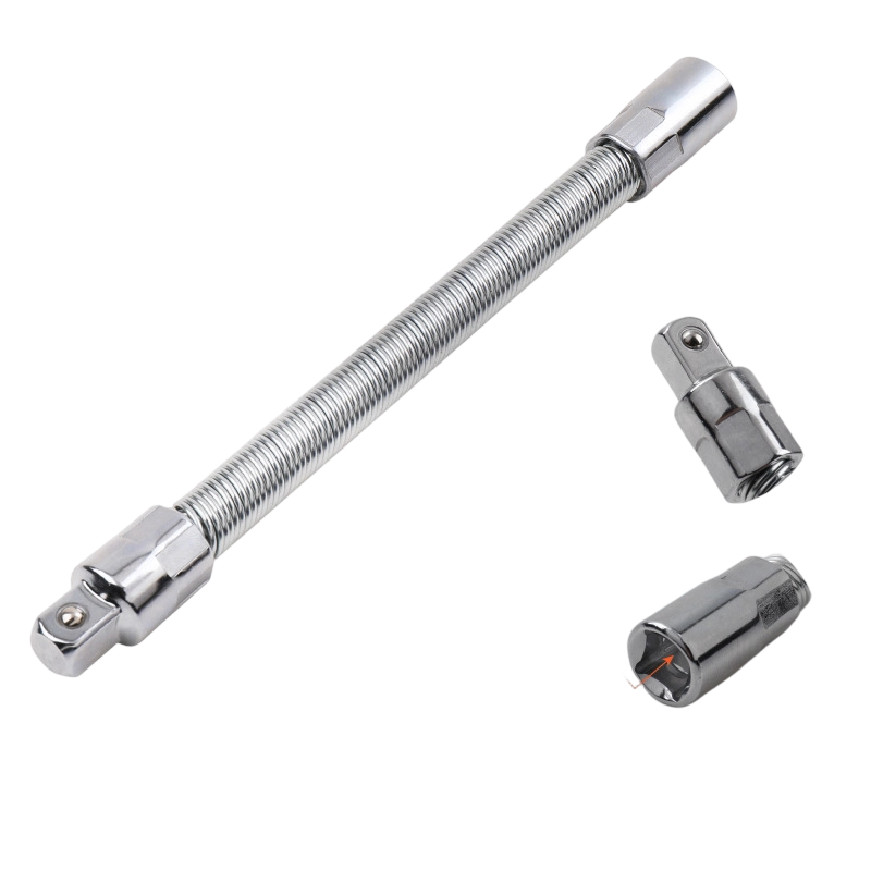 🔩 50% OFF ⚙️ Flexible ratchet extension bar – Chrome-vanadium, 3 sizes (1/4“, 3/8”, 1/2") – Reaches tight corners, ball lock – ideal for auto repair or DIY 🛠️