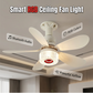 🌀  50% OFF! ✨ 3-in-1 Ceiling Fan with Light & Bluetooth – RGB, Quiet, Smart 💡