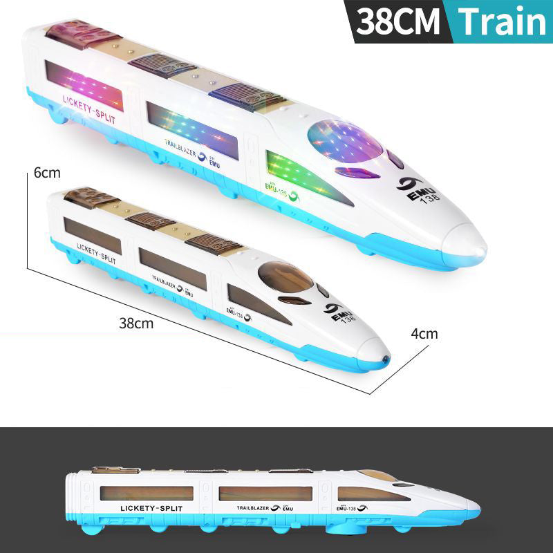 🚄 LIMITED-TIME 50% OFF! ✨ Electric Bullet Train Toy – Light-Up, Bump & Go, with Music 🎵