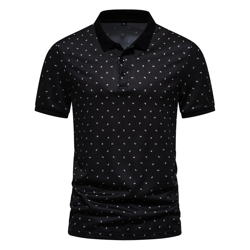 Men's Casual Patterned Short-Sleeve T-Shirt