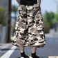 Unisex Wide-Leg Camo Cargo Shorts