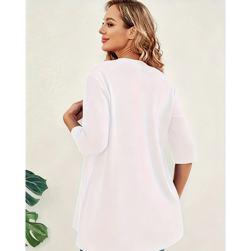 Women's Plus Size Open Front Cardigan