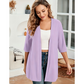 Women's Plus Size Open Front Cardigan