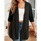 Women's Plus Size Open Front Cardigan
