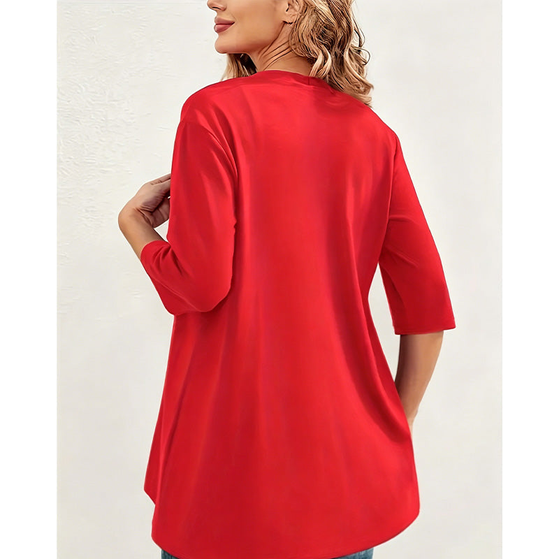 Women's Plus Size Open Front Cardigan