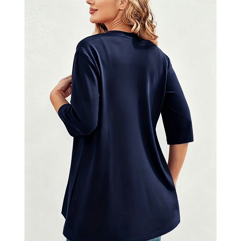 Women's Plus Size Open Front Cardigan