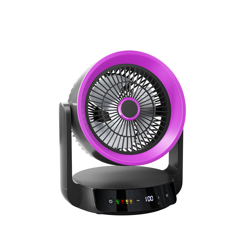Quiet Desktop Fan with Smart LED Display