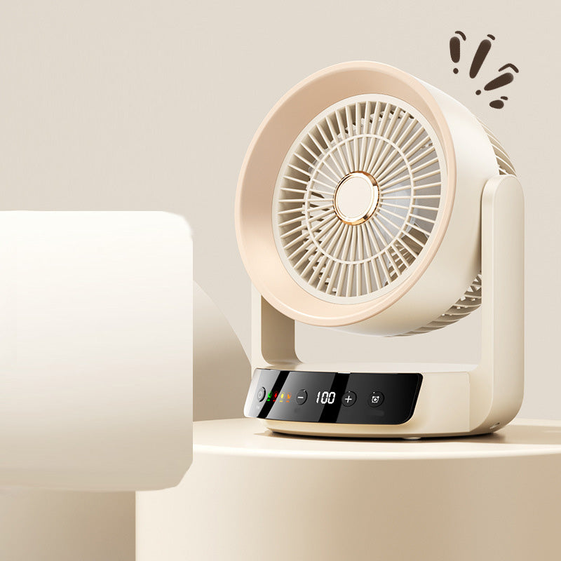 Quiet Desktop Fan with Smart LED Display