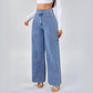 Women's High-Waist Wide-Leg Jeans