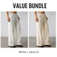 👖 LIMITED-TIME 50% OFF! ✨ Women's Striped Wide-Leg Pants – Drawstring Waist, Lightweight, Versatile 🌸