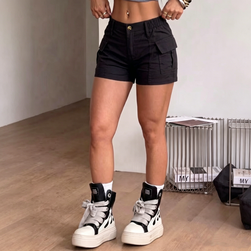 🛍️ LIMITED-TIME 50% OFF! ✨ Women's High-Waisted Cargo Shorts – Flattering, Utility Chic, Breezy Comfort 🌿