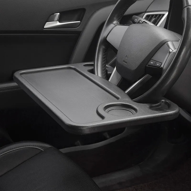 ❄️Summerfresh 50% OFF!🔥Portable Steering Wheel Tray – Work, Eat & Organise While Parked