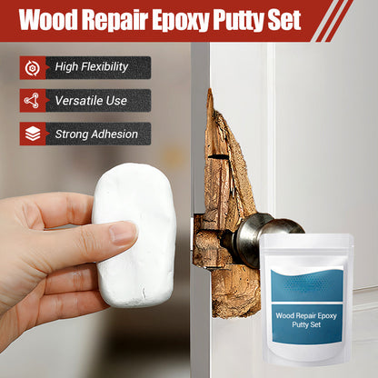 🪵 LIMITED-TIME 50% OFF! ✨ Wood Repair Epoxy Putty Set – High Strength, Moldable, Sands Smooth 🛠️