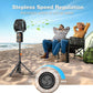 Camping Fan with Detachable Tripod, 30000mAh Rechargeable Fan with LED Lights & 270° Pivot,4 in 1 Cordless Camping Fan, Remote Control Shaking Head Desk Fan for Camping Tent Travel Bedroom Portable Motor summerwins