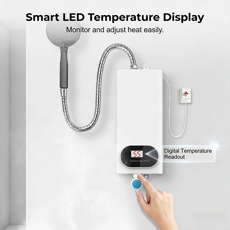 ⏳🔥LIMITED-TIME 50% OFF! ⏰Compact & Safe Instant Electric Water Heater