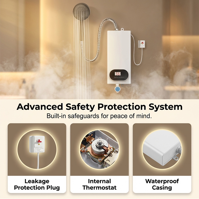⏳🔥LIMITED-TIME 50% OFF! ⏰Compact & Safe Instant Electric Water Heater