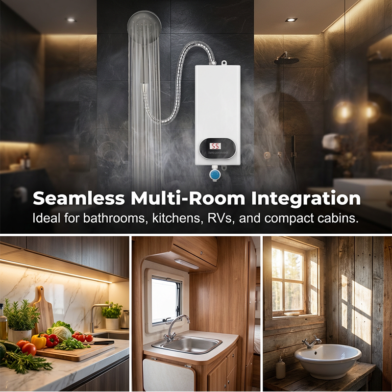 ⏳🔥LIMITED-TIME 50% OFF! ⏰Compact & Safe Instant Electric Water Heater