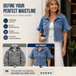 Women's Summer Ruffled Sleeve Denim Jacket