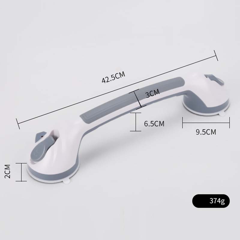 🚿 50% OFF! ✨ Suction Cup Grab Bar – Tool-Free No-Drill Install on Tile & Glass, Strong Vacuum Hold, Removable & Reusable – Extra Balance Support for Bathroom Safety 🔒