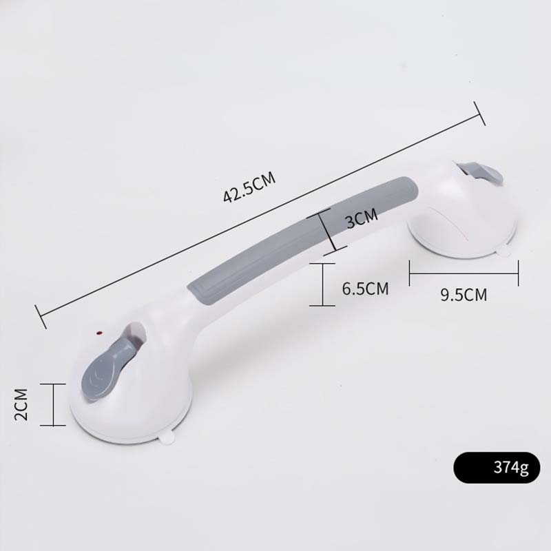 🚿 50% OFF! ✨ Suction Cup Grab Bar – Tool-Free No-Drill Install on Tile & Glass, Strong Vacuum Hold, Removable & Reusable – Extra Balance Support for Bathroom Safety 🔒