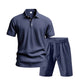Men's Casual Top & Shorts 2-Piece Set