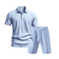 Men's Casual Top & Shorts 2-Piece Set