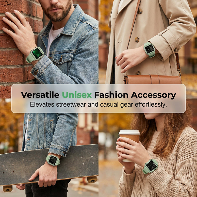 ⏳Time-Limited Special⏰Waterproof Transparent Digital Watch – 50M Rating, Luminous Display, Hybrid Time ✨