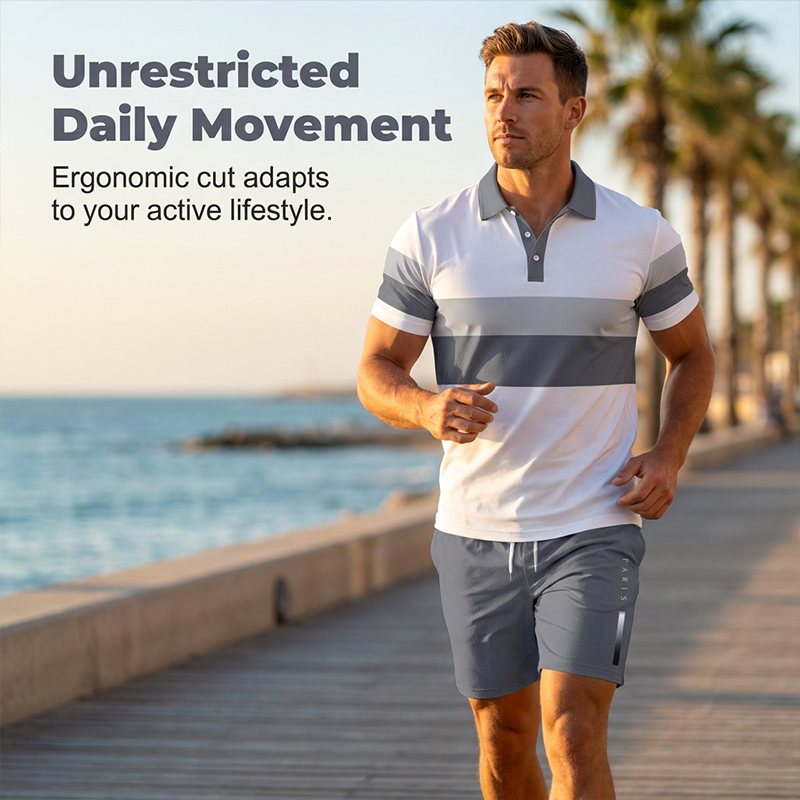 ⏳Time-Limited Special⏰Men's Two-Piece Shirt and Shorts Set