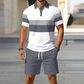 ⏳Time-Limited Special⏰Men's Two-Piece Shirt and Shorts Set