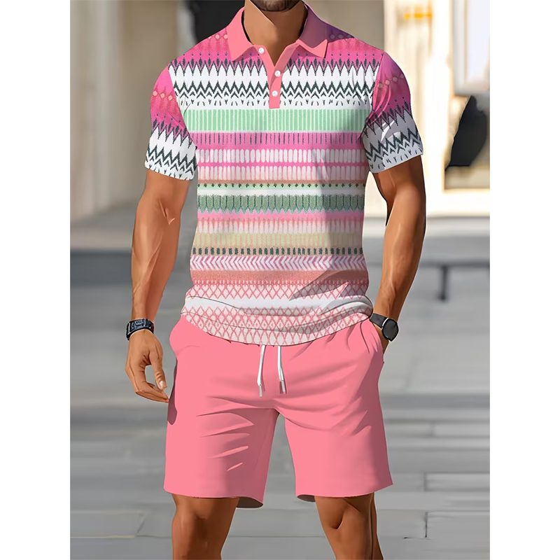 ⏳Time-Limited Special⏰Men's Two-Piece Shirt and Shorts Set