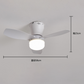 🔥Last Day Promotion 50% OFF🌀Smart LED Ceiling Fan Light with Remote – 3 Speeds, 3 Color Temps, Quiet Motor