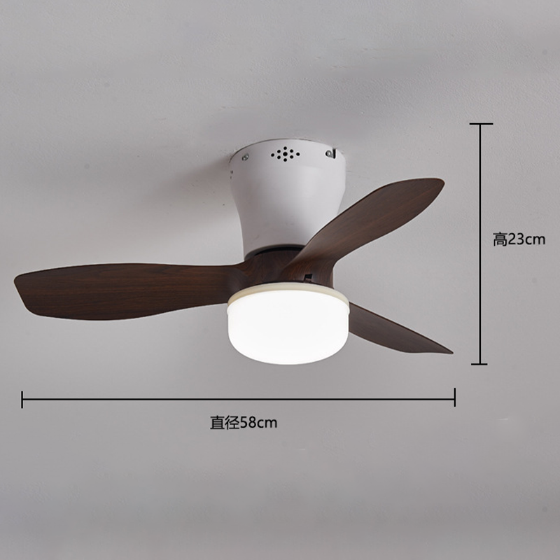 🔥Last Day Promotion 50% OFF🌀Smart LED Ceiling Fan Light with Remote – 3 Speeds, 3 Color Temps, Quiet Motor