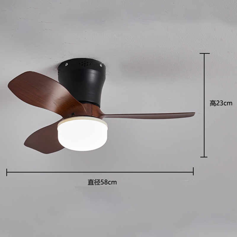 🔥Last Day Promotion 50% OFF🌀Smart LED Ceiling Fan Light with Remote – 3 Speeds, 3 Color Temps, Quiet Motor