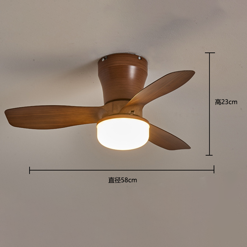 🔥Last Day Promotion 50% OFF🌀Smart LED Ceiling Fan Light with Remote – 3 Speeds, 3 Color Temps, Quiet Motor