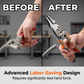 ⏳Time-Limited Special⏰Ratchet Lineman's Pliers – Cut, Strip, Grip & Crimp – Self-Locking, Anti-Rust & All-in-One Electrician Essential 🛠️