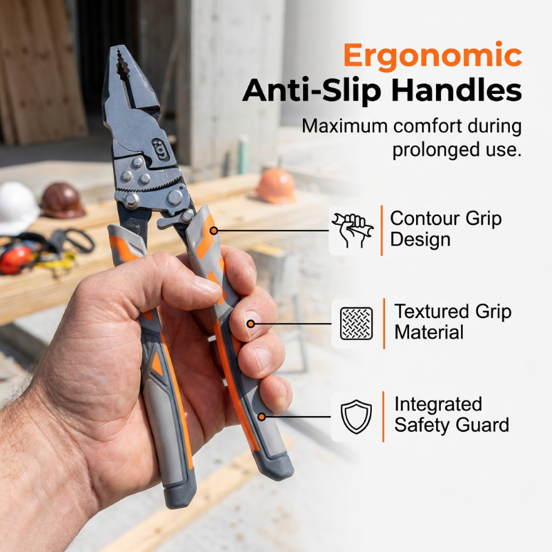 ⏳Time-Limited Special⏰Ratchet Lineman's Pliers – Cut, Strip, Grip & Crimp – Self-Locking, Anti-Rust & All-in-One Electrician Essential 🛠️