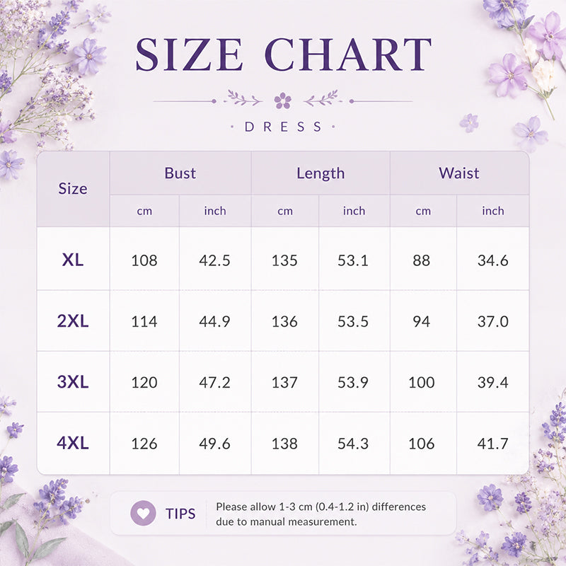 Women's Elegant Floral V-Neck Dress