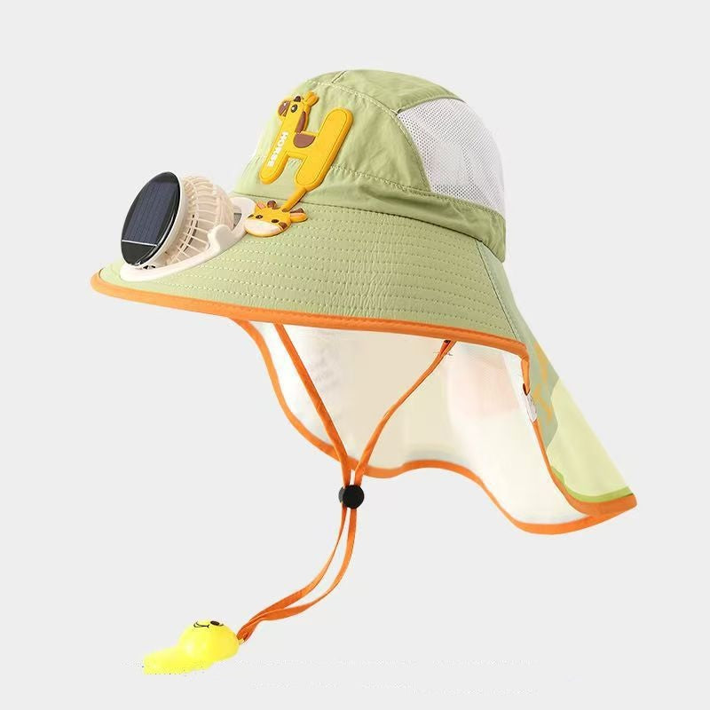 ❄️🌬️50% OFF !!!🌊Sun Protection Flap Hat with Built in Cooling Fan